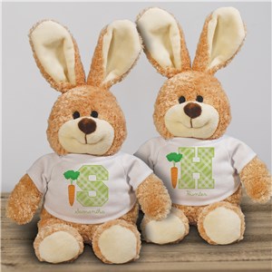 Initial Personalized Easter Bunny by Gifts For You Now