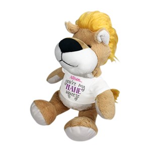 Personalized You're My Mane Squeeze Plush Lion by Gifts For You Now