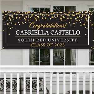 Personalized Congratulations Banner by Gifts For You Now