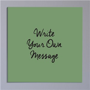 Personalized Write Your Own Wall Canvas - Tan - 16 x 16 by Gifts For You Now