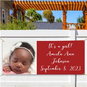 Personalized Any 4 Line Message Banner by Gifts For You Now