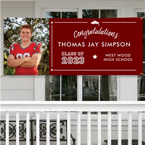 Personalized Congratulations Banner by Gifts For You Now