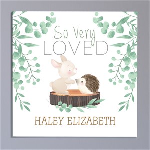 Personalized Woodland Canvas by Gifts For You Now