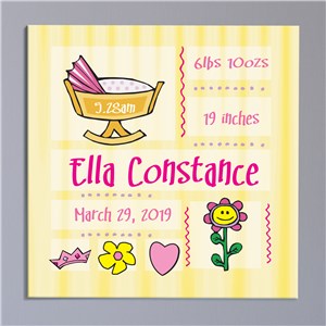 Image of New Baby Wall Canvas