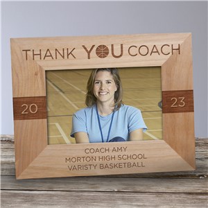 Thank You Coach Personalized Picture Frame by Gifts For You Now