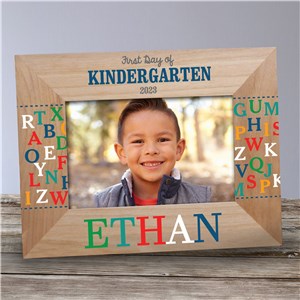 Alphabet Wooden Personalized Frame by Gifts For You Now