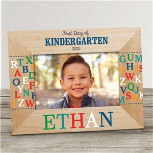 Image of Alphabet Wooden Personalized Frame