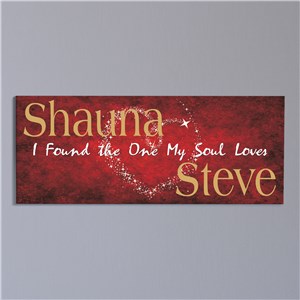 Image of Personalized Soul Mates Canvas