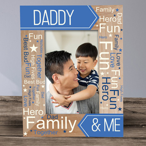 Personalized Banner Word Art Vertical Frame by Gifts For You Now