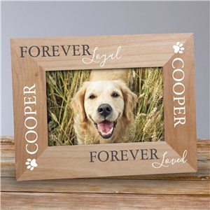 Personalized Forever Loyal Forever Loved Pet Frame by Gifts For You Now