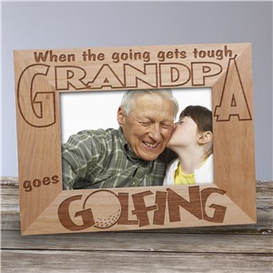 Image of Personalized Goes Golfing Frame