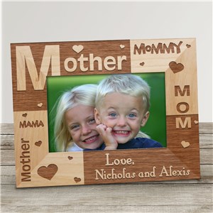 Image of All About Mom Personalized Frame