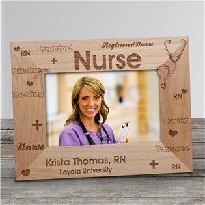 Registered Nurse Personalized Picture Frame by Gifts For You Now