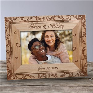 Personalized Wedding Couple Picture Frame by Gifts For You Now
