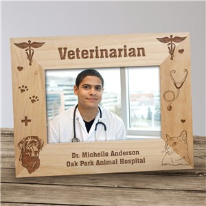 Image of Personalized Veterinarian Picture Frame