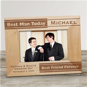 Image of Personalized Best Man Picture Frame