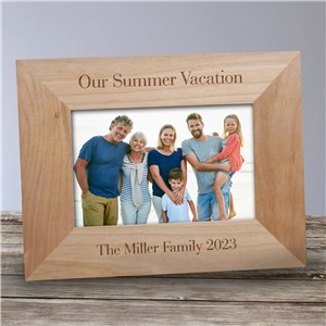 Personalized Vacation Wood Picture Frame by Gifts For You Now