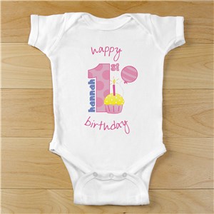 Image of Baby Girl's 1st Birthday Infant Apparel