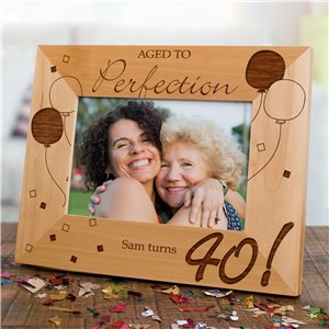 Personalized Aged To Perfection Picture Frame by Gifts For You Now
