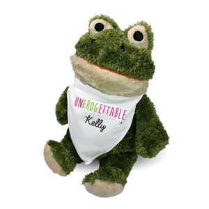 Personalized Romantic Plush Frog by Gifts For You Now