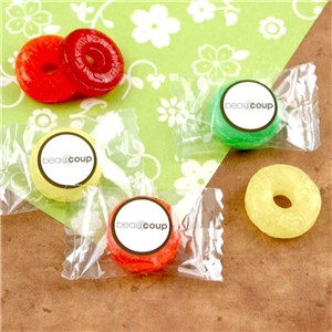 Personalized Corporate Logo Life Saver Fruit Candies by Gifts For You Now