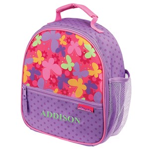 Image of Embroidered Girls All Over Butterfly Lunch Box