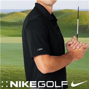 Personalized Embroidered Black Nike Polo Shirt 2.0 - Black - Medium (Size Adult 37.5-41) by Gifts For You Now