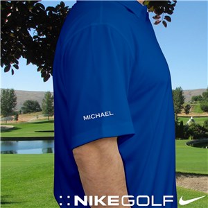 Personalized Nike Dri-Fit Photo Blue Polo Shirt - Photo Blue Polo - Large (Size Adult 41-44) by Gifts For You Now