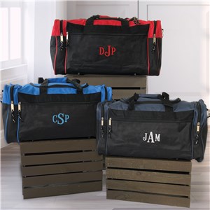 Personalized Embroidered Monogram Duffel Bag by Gifts For You Now