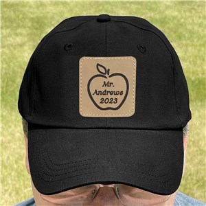 Personalized Teacher Apple Baseball Hat with Patch by Gifts For You Now