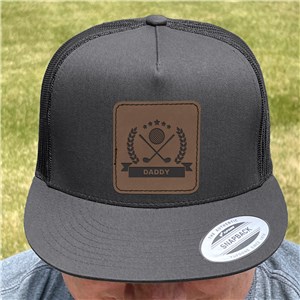 Personalized Crossed Golf Clubs Trucker Hat with Patch by Gifts For You Now