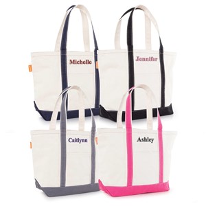 Personalized Embroidered Name Medium Boat Tote by Gifts For You Now