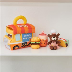 Personalized Embroidered My Little Food Truck Playset by Gifts For You Now