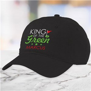 Personalized Embroidered King of the Green Baseball Hat by Gifts For You Now