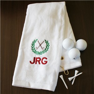 Personalized Golf Hand Towel by Gifts For You Now