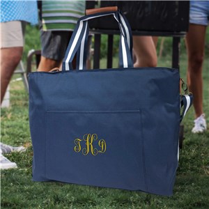 Personalized Embroidered Monogram Cooler Tote by Gifts For You Now