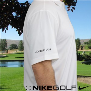 Personalized Embroidered Nike Dri-FIT Golf Polo Shirt - White Polo - XL (Size Adult 44-47) by Gifts For You Now