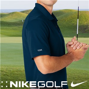 Personalized Embroidered Navy Nike Polo Shirt 2.0 - Navy Polo - Large (Size Adult 41-44) by Gifts For You Now