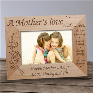 Image of A Mother's Love Engraved Frame