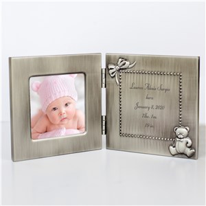 Image of New Baby Silver Photo Frame
