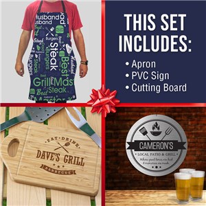 Personalized Grilling Gift Set by Gifts For You Now