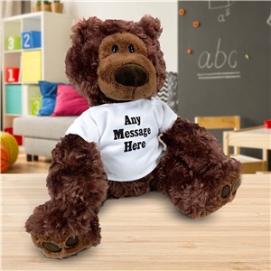 Personalized Custom Message Philbin Bear by Gifts For You Now