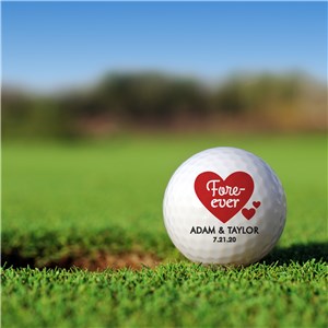 Personalized Forever Golf Ball Set by Gifts For You Now