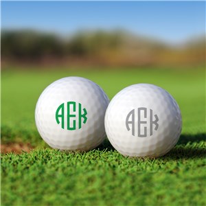 Monogrammed Personalized Golf Ball Set by Gifts For You Now