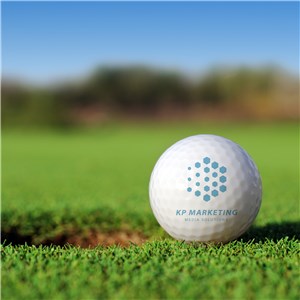 Personalized Corporate Logo Golf Ball Set by Gifts For You Now