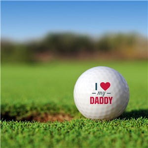 Personalized We Heart Our Golf Ball Set by Gifts For You Now