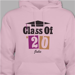 Image of Personalized Graduation Hooded Sweatshirt