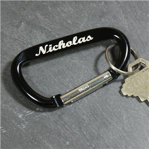 Personalized Carabiner Key Chain by Gifts For You Now