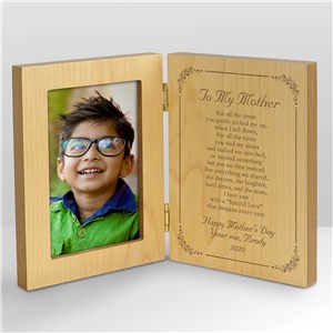 Image of Personalized To My Mother Wood Frame
