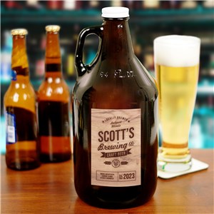 Craft Beer Brewing Co. Personalized Growler by Gifts For You Now photo